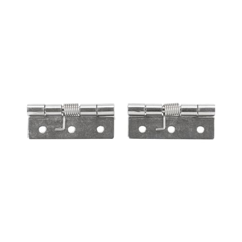 Charnière de porte à ressort 1 pouce en acier inoxydable à fermeture automatique x2 - 2