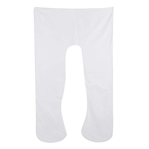 ele ELEOPTION U Shape Detachable Maternity Pillow Case Pregnancy Pillows Cover Only Pillowcase 32 x 61 inch White