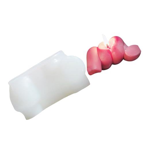 ZwaitL Moules en silicone tressé pour résine époxy, savon, bonbons, fondant, gâteau, chocolat
