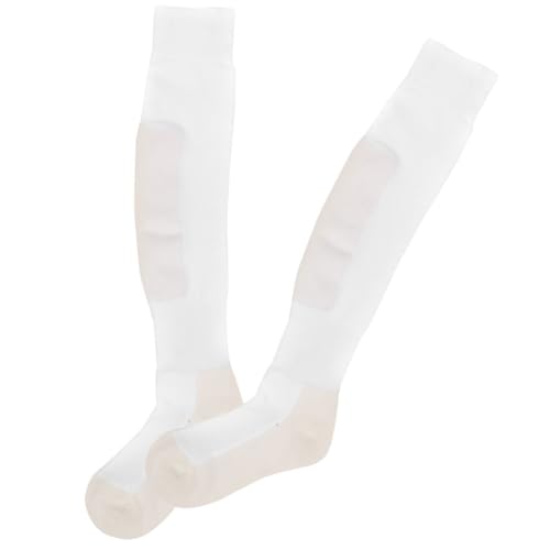 Calcetines de esgrima transpirables con protección gruesa para rodilla