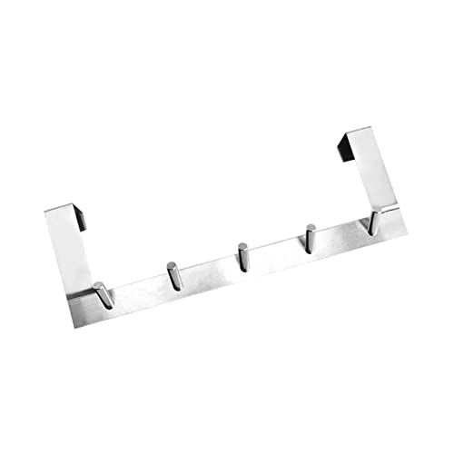 Stobaza Over Door Hanger 2Pcs Steel Towel Home Rack Office For Large Door Towels Size Stainless Hanger Back Hook Creative Heavy- Over Bag Bathroom Cloth The Organizer Duty Coat Clothes L S Hook #TOP4