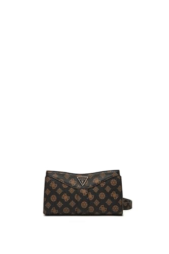 Sac porté épaule GUESS monogramme jeans fini le sac lourd et encombrant