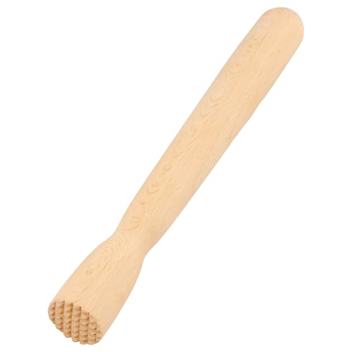 YILANJIN Pilon à Glace, Pilon de Fermentation, Broyeur en Bois pour Cocktails, Presse Choucroute, Pilon en Bois pour Aliments, Presse-Herbes pour Menthe et...