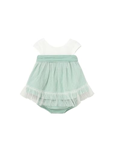 Mayoral Vestito Cerimonia per Bimba Acqua 12 Mesi (80cm)