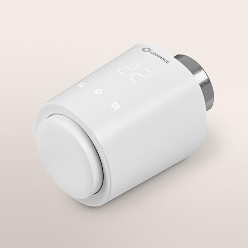 LEDVANCE SMART+ WiFi Heizkörperthermostat, IP20, Kunststoff, weiß, 3er-Pack