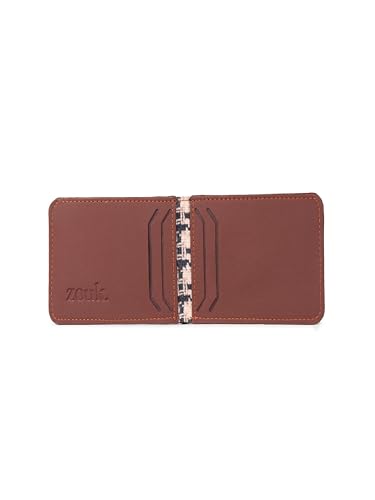 Image of ZOUK Roy Wallet for Men - Slim & Compact Vegan Leather Wallet with Water-Resistant Lining | Carter Checks