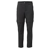 Marmot Mujer Women's Arch Rock Convertible Pant, Pantalón de trekking transpirable con cremallera, pantalón de trekking repelente al agua, pantalón largo con perneras desmontables, Dark Steel, 02