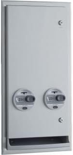 Bobrick B-357 Tampon Vendor, Stainless Steel