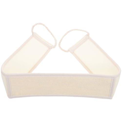 NOLITOY Natural Loofah Back Scrubber Exfoliating Bath Towel for Deep Cleaning Soft Comfortable Body Scrubber Versatile Long Strip for Shower Dead Skin Removal Relaxing
