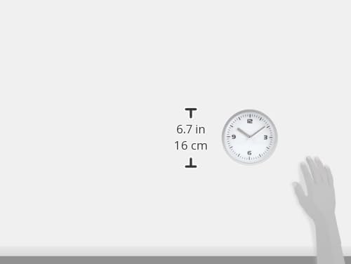 Orologio Da Parete TFA Per Asciugamani - Design Colorato, Quadrante Leggibile, Movimento Al Quarzo Silenzioso - Foto 2