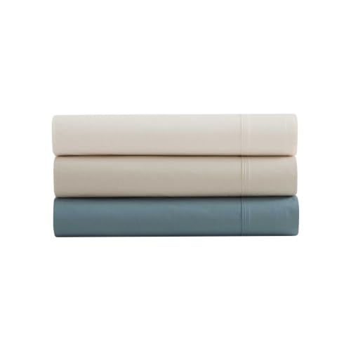 Image of Martha Stewart - Cotton Percale Full Sheet Set with Pillowcases
