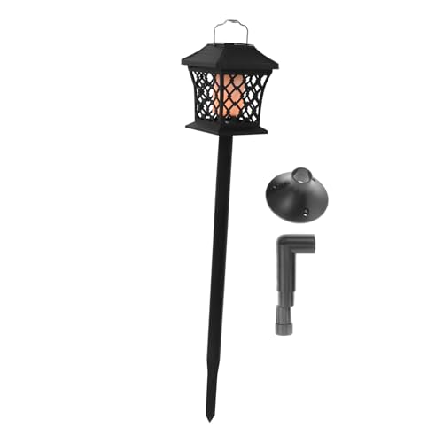 ibasenice 2 Piezas Luz De Enchufe De Tierra Solar Luz Solar Del Jardín Luces Lámparas Solares Al Aire Libre Luz Solar Al Aire Libre Lampara Solar Exterior Lamparas Solares Exterior Negro