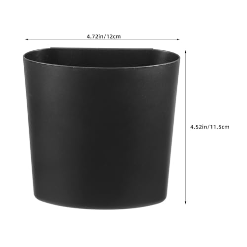 Organizador de carrito colgante negro para maquillaje y botes pequeños de cosmética 3