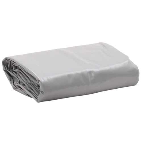 vidaXL Bâche, Couverture de Toit avec Oeillets Métalliques, Bâche de Protection Résistante aux UV Jardin Extérieur, Gris 1x2,5 m 650 g/m²