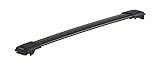 YAKIMA, RailBar Low-Profile Crossbars with Integrated Towers for Roof Rack Systems, Black, X-Small
