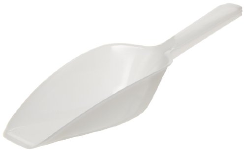 Dynalon 607115 Polyethylene 150mL Flat Bottom Lab Sampling Scoop (Case of 6)