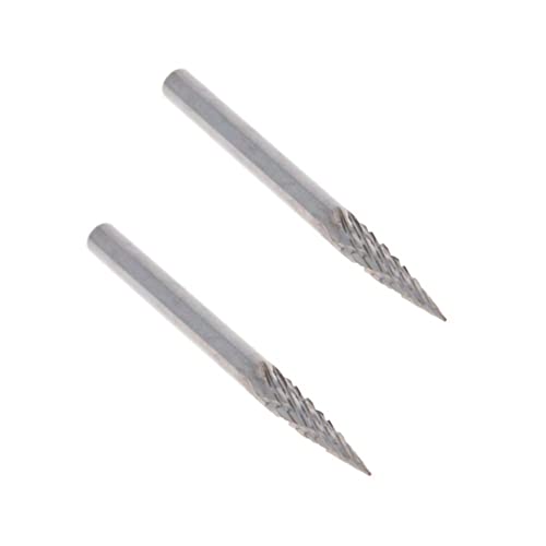 Fresas rotativas Auniwaig 3mm de diámetro, pack 2 piezas miniatura 1