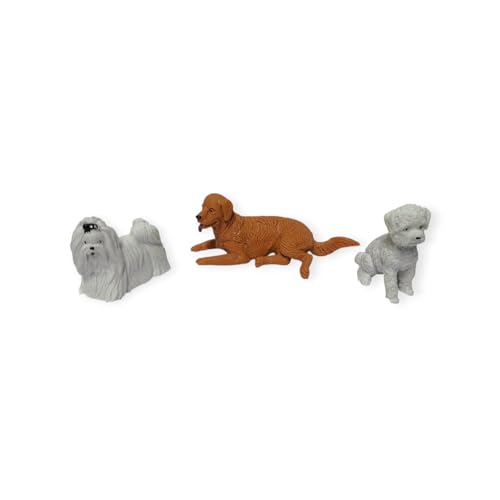 Image of Small Kids Sea & Wild Animal Toys Sets for Fun, Educational, Spark Imagination and Learning (Multi Choice Sets) (Dogs) 12pcs