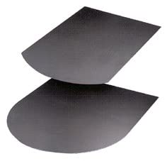 Pedana Salvapavimento In Acciaio Nero.
