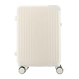 [スカイラボ] スーツケース 48 (55) L 53cm 3.6kgSKY2313-53 キャリーケース ハードキャリー ファスナー TSロック搭載 エキスパンダブル 拡張 マットホワイト