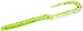Zoom U Tail Worm-Pack of 20 (Chartreuse Pepper, 6-Inch)