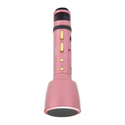 WSTER Wireless Bluetooth Handheld Microphone in Pink