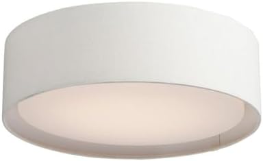 Maxim Prime-120/277V 18W 1 LED Flush Mount-16 Inches Wide by 5.5 inches high-Oatmeal Linen Finish
