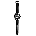 Fossil Men's Machine Quartz Stainless Steel and Silicone Chronograph Watch, Color: Black (Model: FS4487)