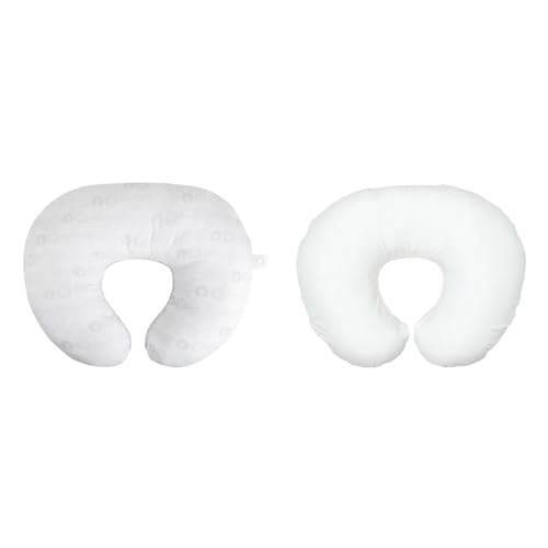 Image of Boppy Original Nursing Pillow Liner, Bright White, Machine Washable and Wipeable, Extends Time Between Washes, Liner Only