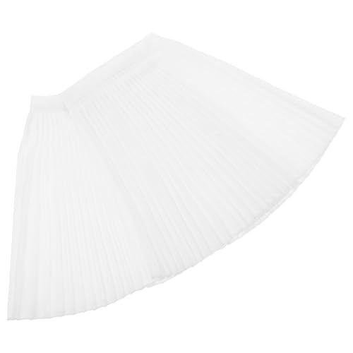 Capa impermeable para peluquería blanca sin mangas