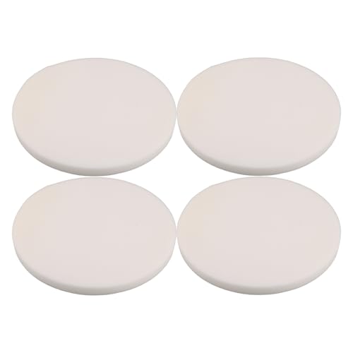Beavorty Inserto de 4 de Espuma Densidad Cojín de Alta de Redondo Pack Piezas, Material Esponjoso Que Mantiene la Forma para Oficinistas Apto para Cama de Perro y Silla de Comedor