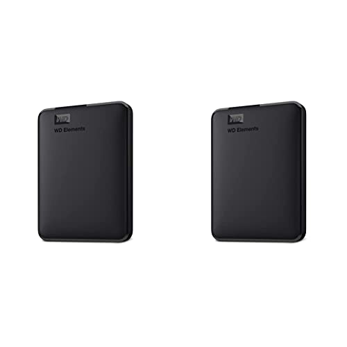 Image of WD 4TB Elements Portable External Hard Drive HDD, USB 3.0, Compatible with PC, Mac, PS4 & Xbox - WDBU6Y0040BBK-WESN & 2TB Elements Portable External Hard Drive HDD, USB 3.0