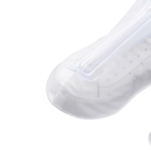 Cubrecalzado impermeable HERCHR para lluvia, cubrebotas reutilizables de PVC, protectores para calzado (talla L) miniatura 6