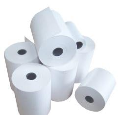 Foglish Home & Garden BPA Free Till Rolls, White, 80 x 75mm, for PDQ Credit Card Machine, POS, EPOS (10)