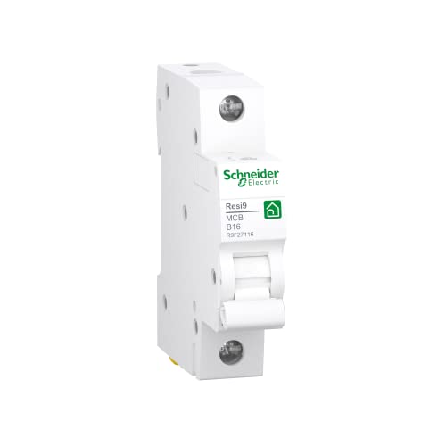 Schneider Electric Disyuntor RESI9 1P 16A B 10KA, R9F27116