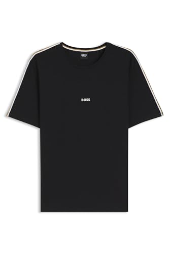 Camiseta de pijama BOSS de manga corta en color azul marino talla L de punto de algodón suave