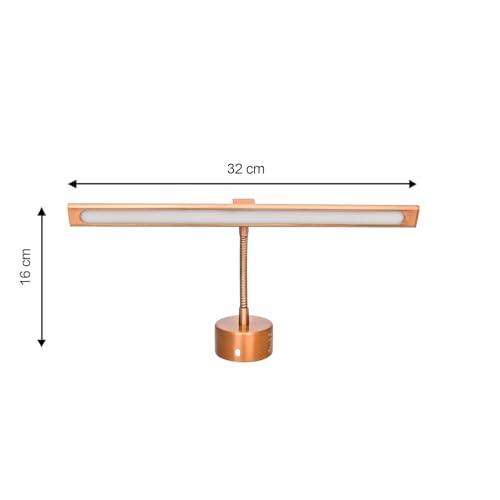 Image of SL 06 watt Rose-Gold Modern led Picture /Dreesing /Mirror Adjustable Light for Living Room,Bedroom,Kitchen & Hallway (Rose /Gold, 6 WATT)