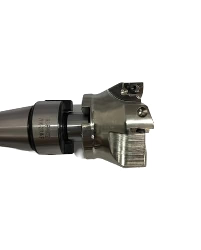 Kroshine KRFMBR8-63MM R8 Shank Indexable End Mill 90 Degree, 63Mm Cutting Diameter 4-Flute, R8 Fmb22 7/16-20Unf Shank Face End Mill Arbor Set thumb #3