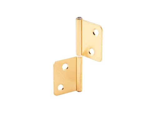 Bisagras para puerta bi-fold FHC N7025 - estilo sin mortaja - baño latón (1 par) miniatura 2