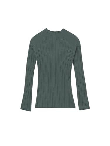 Mayoral Knit Mockneck for Girls Eucalyptus