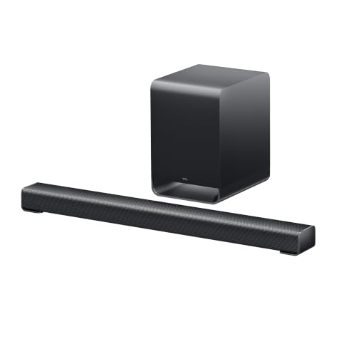 TCL S60K S Series 3.1 Channel Sound Bar with Dolby Atmos, DTS:X, Wireless Subwoofer, Bluetooth Music Streaming, and AI Sonic Auto Room Calibration - image 1