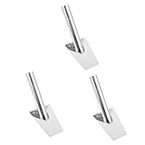 HANABASS 3piezas Soporte De Bandera De Acero Inoxidable para Montaje Pared Base Oblicua para Bandera Soporte Práctico y Duradero para Jardín y Exterior