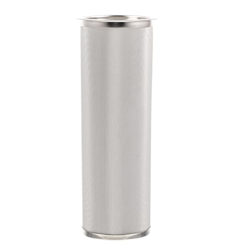 Ipetboom Filtro para Café Frío Reutilizable de Acero Inoxidable, Filtro Cilíndrico de Malla Fina 8,1x21 Cm, Colador Práctico para Uso Doméstico en Preparación de Café Helado