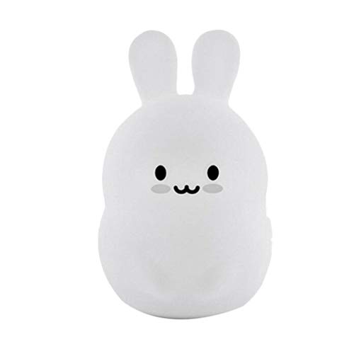 Veilleuse lapin bébé LED tactile et lampe de bureau enfant pour chambre