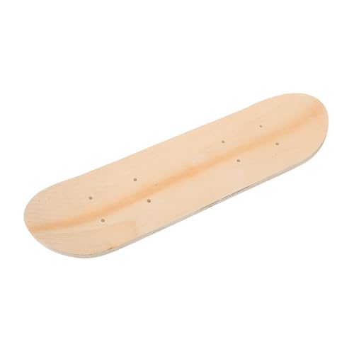 ibasenice Tabla Skate DIY de Madera de Arce Doble Cara Resistente y Vacía para Personalizar con Graffiti para Artistas