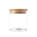 hhdatc Storage Container Glass Jar with Lid 21Oz Airtight Kitchen Canister Food Storage Container Glass, Can Store Candy for Pantry Organization and Coffee Bar Decor(3.93x3.93 inches)