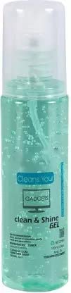 Techworld Clean & Shine Gel Multi-Purpose LCD Cleaning Kit, Liquid Solution with Cloth to Clean Mobile/Laptop Screen, Computer, Tab, LCD Display, Camera (Pack of 1) 100 ML