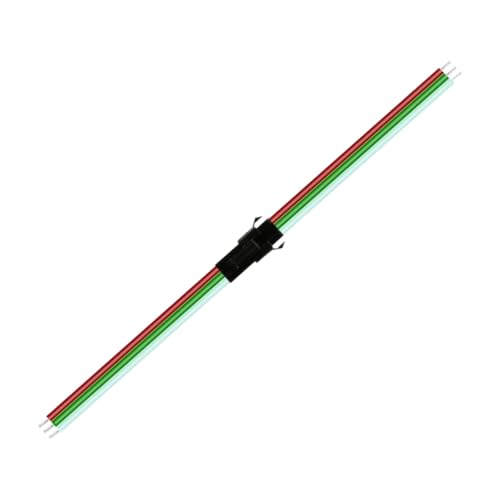 Conector de 3 pines para tiras WS2812B y WS2811, pack de 10 parejas de cables extendidos 2