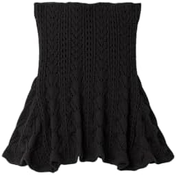 Amazon.co.jp: [ミースロエ] レースニットビスチェ MWNT261088