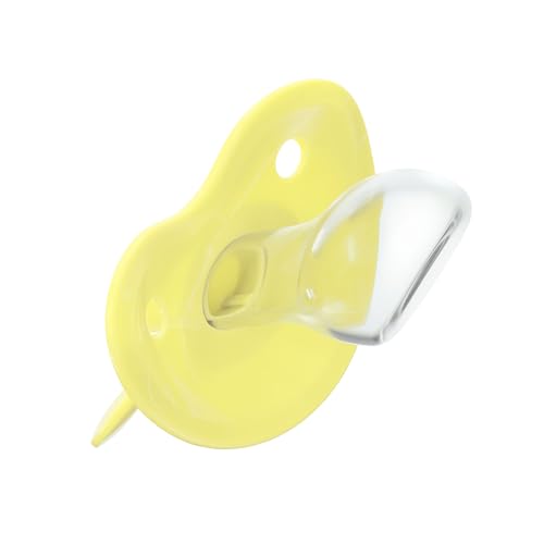 Image of Pacifier Addict - Fixx - JUMBO Functional Adult XXL Silicone Pacifier - Size 10 (Baby Yellow)